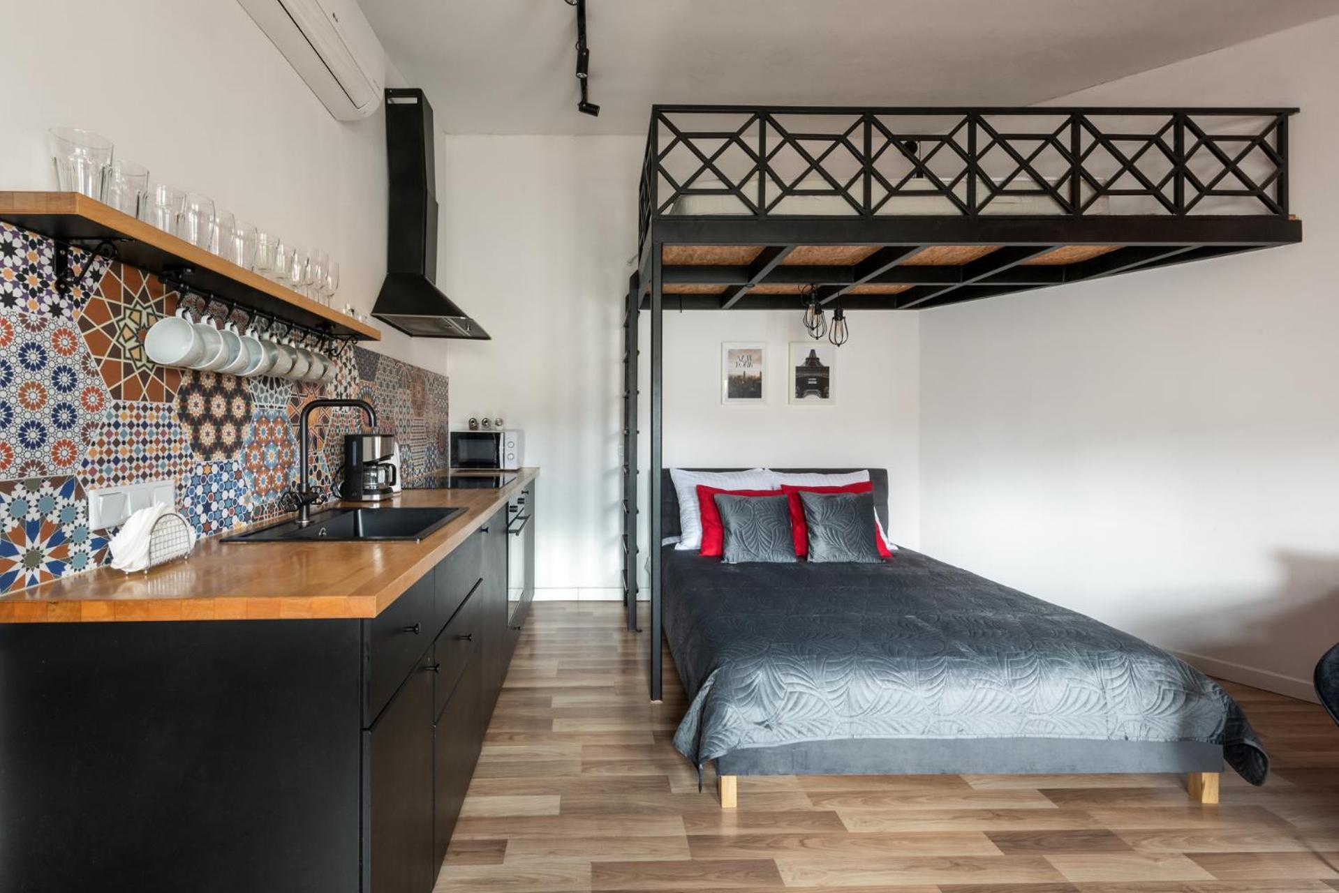 Modern Apartment Arizona Studio Old Town Dietla Balcony Krakow Exterior photo